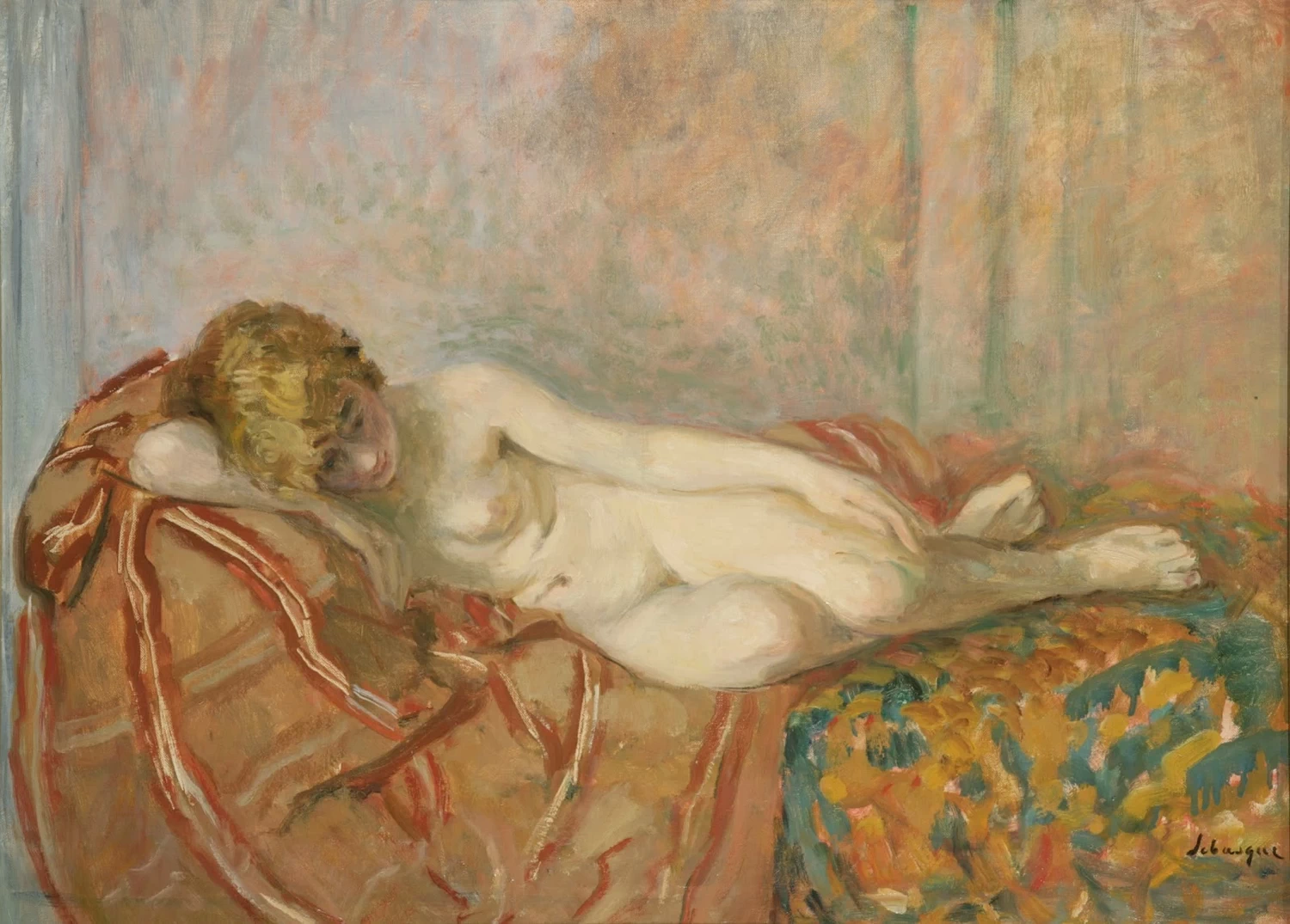 Nudo disteso sul letto